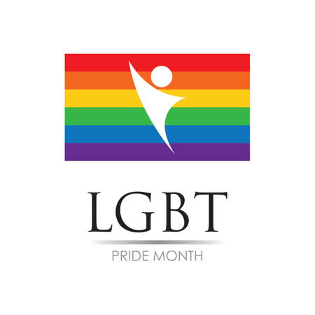 vector illustration of LGBT logo symbol template - vectorのイラスト素材