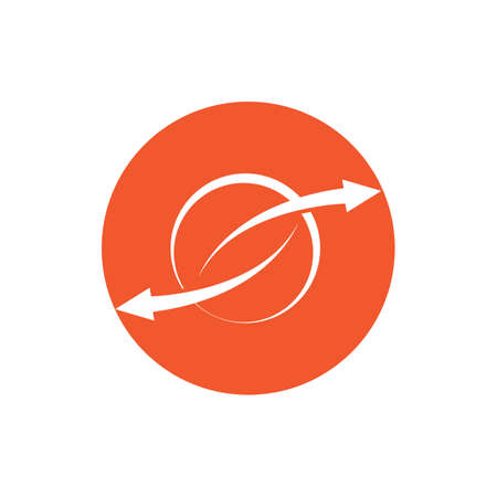 Arrow vector illustration icon Logo Template designのイラスト素材