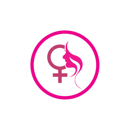 creative of word international happy women day logo illustration designのイラスト素材