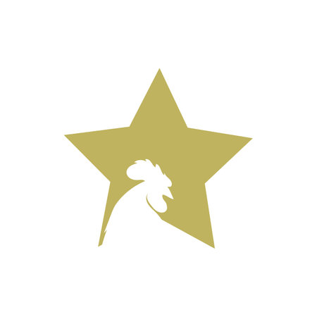 Rooster logo images illustration designのイラスト素材