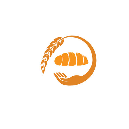 Bread logo images illustration designのイラスト素材