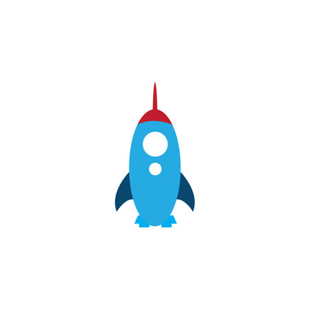 Rocket logo design Stock Vector, rocket logo design illustrationのイラスト素材