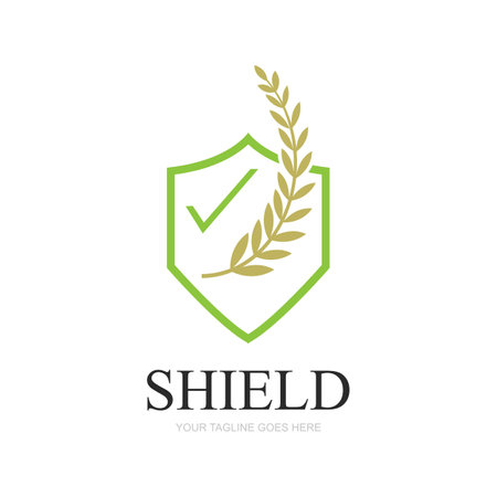 shield logo template ready to use, protect icon in black and white color, security and shield symbol
Shield logo icon design template elementのイラスト素材