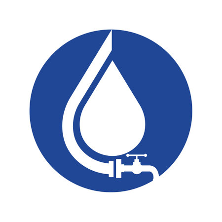 creative plumbing logo vector illustration design templateのイラスト素材