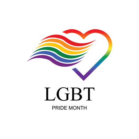 LGBT Pride Month, Celebrated annually. LGBT Human rights and tolerance Illustrationのイラスト素材