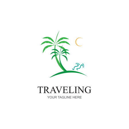 modern color agency travel check business logo. transport, logistics delivery logo designのイラスト素材