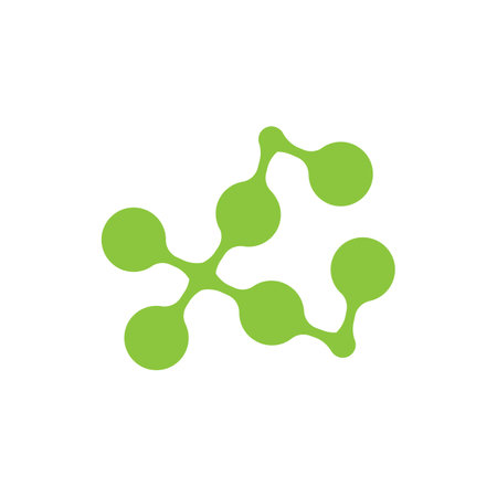Molecule Logo and symbol Icon Vector Templateのイラスト素材