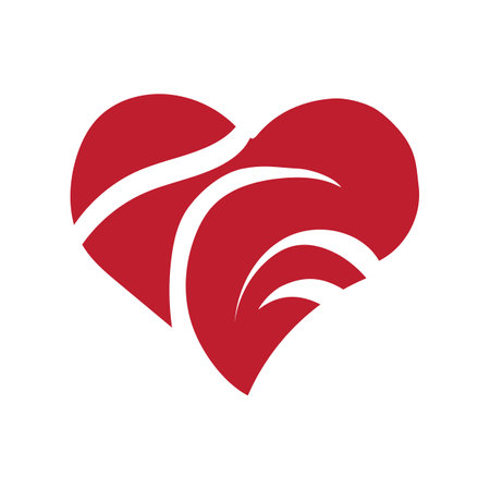 creative heart logo and symbol design vector template
Heart, Symbol of Love and Valentine's Day. Flat Red Icon Isolated on Background Vector Illustrationのイラスト素材