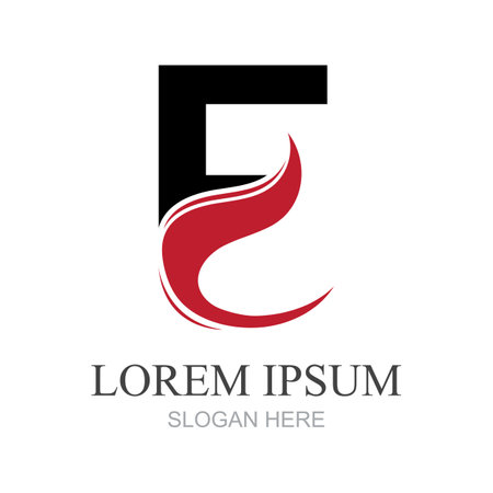 Initial letters E logo template design in rounded shape. Logo icon design template elements. Monogram. Linear logo. Simple vector sign illustration in a modern style.のイラスト素材