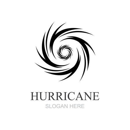 Hurricane logo symbol icon illustration vector companyのイラスト素材