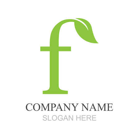 letter F logo design vector template design for brandのイラスト素材