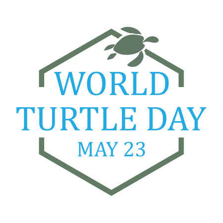 World Turtle Day Template Design. World oceans day concept, turtle underwater with many beautiful coral, help to protect animal and environmentのイラスト素材