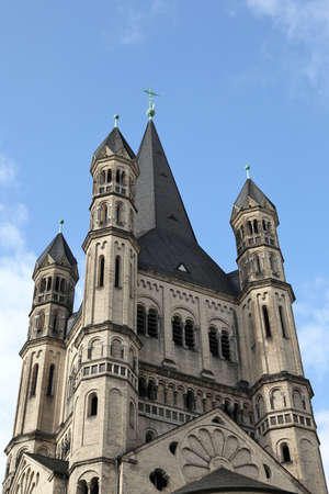 St  Martin church of Cologne, Germanyの写真素材