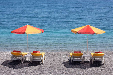 summer on the beachの写真素材