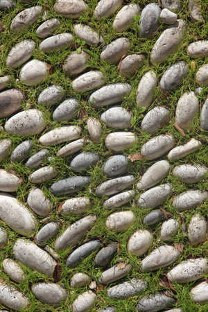 natural cobblestones の写真素材