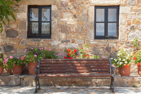 idyllic and picturesque place on the island of Kos, Greeceの写真素材