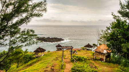 Exotic Hill in Menganti Beach, Kebumen, Central Java, Indonesia