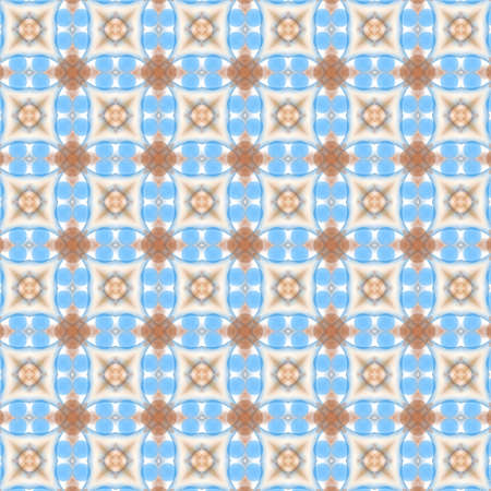 Colorful seamless repeating tile pattern for modern interiors design, wallpaper, textile industry