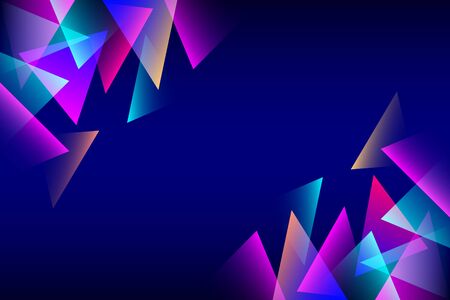 Abstract technology triangle background free vectorのイラスト素材