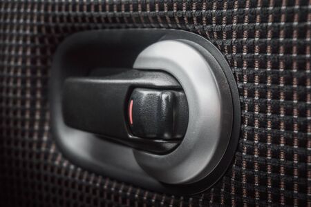 Close up image of a car door openerの写真素材