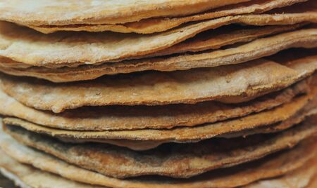 Close up of shortcakes for cooking a cake. culinary concept. homemade cake concept.の写真素材
