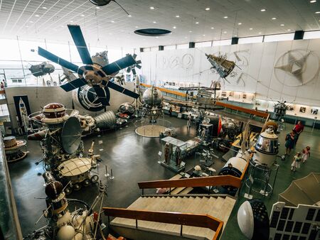 Kaluga, Russia - Circa August 2018 : State Museum of the History of Cosmonautics. K.E. Tsiolkovsky...