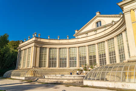 Rome, Italy - October 2019: Villa Torlonia Theater building.のeditorial素材