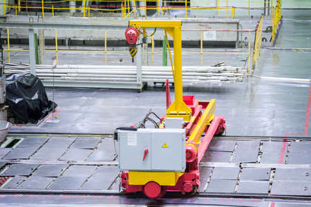 Fuel loading machine of nuclear reactor at the Kursk nuclear power plantの写真素材
