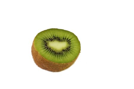 Kiwi isolated on the whiteの写真素材