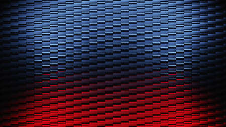 Colourful black fibre wall background. Grey and redの写真素材
