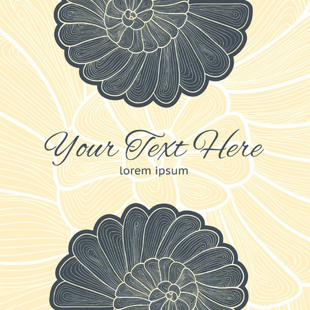 Vector background pattern of stylized snailのイラスト素材