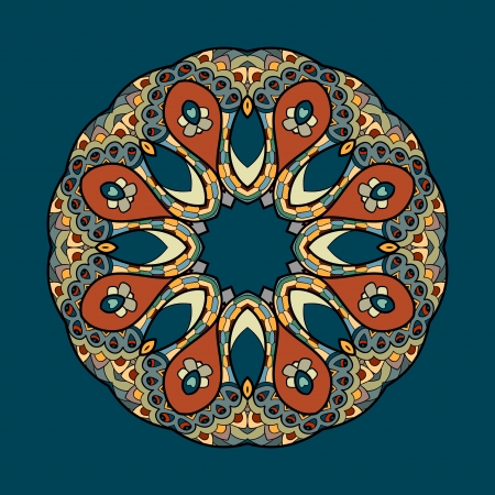 Circular ornament designのイラスト素材