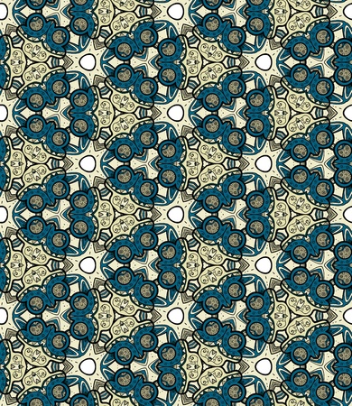 Seamless pattern with trees can be used as wallpaper or greeting card, site background and otherのイラスト素材