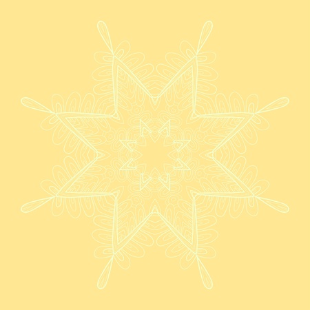 Ornamental round lace can be used as wallpaper or greeting card, site background and otherのイラスト素材