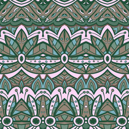 Seamless Indian ornament can be used for wallpaper, pattern fills, web page background, surface textures のイラスト素材