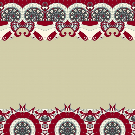 Floral mechanism steampunk seamless vector pattern can be used for wallpaper, pattern fills, web page background, surface textures のイラスト素材