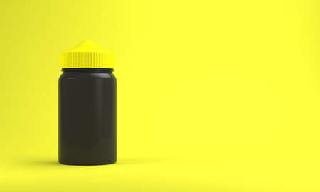 Vape liquid bottle 3D with background Premium Photoの写真素材