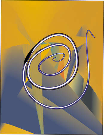 Jagged edge abstract  background