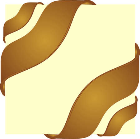 Corner ribbons, decorative signs or corners, for many uses, creating elegance to any designs...のイラスト素材