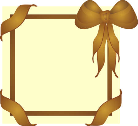 elegant gift cover, memo board or sign for your text..のイラスト素材