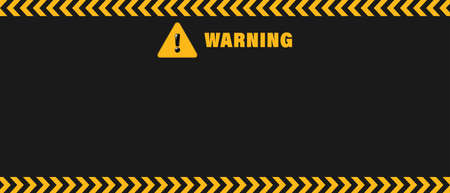Warning Sign. Hazard warning label background for industrial use.のイラスト素材