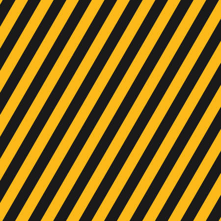 Blank warning background. Black and yellow striped warning sign. Caution and danger sign.のイラスト素材