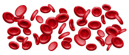 Red blood cells background. Erythrocytes.のイラスト素材