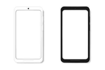 Mobile phone. Smartphone mockup for web, inforgraphics or presentation. Banner for sale.のイラスト素材