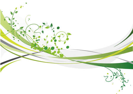 Green stripesのイラスト素材