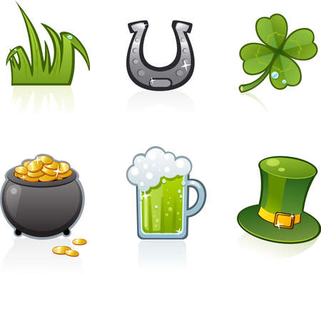 St. Patric's iconsのイラスト素材