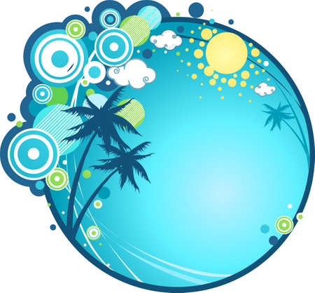 Holiday backgroundのイラスト素材