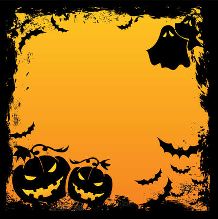 Halloween backgroundのイラスト素材