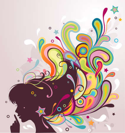 Funny designのイラスト素材