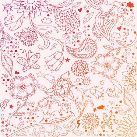 Floral backgroundのイラスト素材